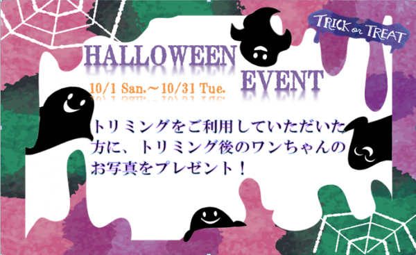 10月のトリミングイベント【館林店】サムネイル